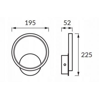 Oprawa dekoracyjna LED EMMA 10W biała 4000K 03783 IDEUS (03783)