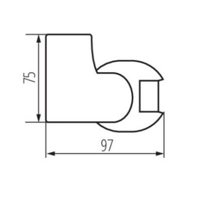 Czujnik ruchu 1000W 180st. ALER JQ-30-W biały 00460 KANLUX (460)