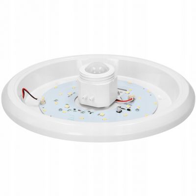 ZONDA LED EMERGENCY 12W/1,2W, plafon z czujnikiem ruchu, 800lm/80lm, IP20, 4000K, poliwęglan mleczny AD-PL-391WLPMR4 ORNO (AD-PL-391WLPMR4)