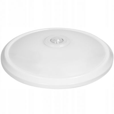 ZONDA LED EMERGENCY 12W/1,2W, plafon z czujnikiem ruchu, 800lm/80lm, IP20, 4000K, poliwęglan mleczny AD-PL-391WLPMR4 ORNO (AD-PL-391WLPMR4)