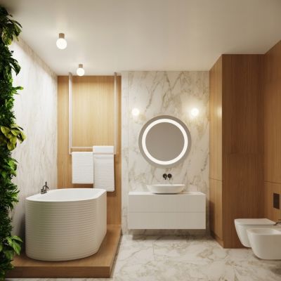 Plafon ryflowany HALO IP44 taupe SL.1743 Sollux (SL.1743)