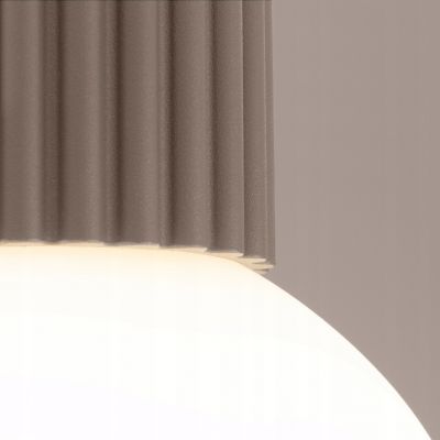 Plafon ryflowany HALO IP44 taupe SL.1743 Sollux (SL.1743)