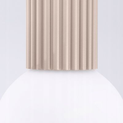 Plafon ryflowany HALO IP44 taupe SL.1743 Sollux (SL.1743)