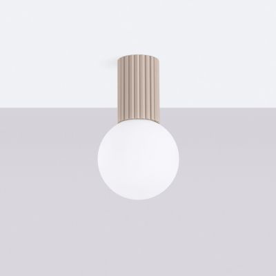 Plafon ryflowany HALO IP44 taupe SL.1743 Sollux (SL.1743)