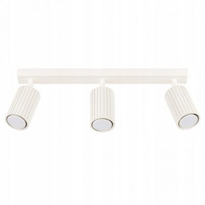 Plafon lampa ryflowana sufitowa na szynie KARBON 3L beżowy SL.1600 SOLLUX (SL.1600)