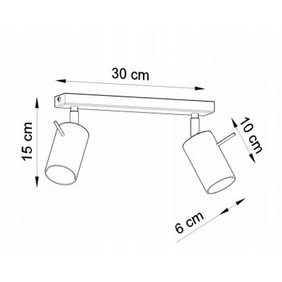 Plafon RING 2 CHROM Lampa GU10 SL.0728 SOLLUX (SL.0728)