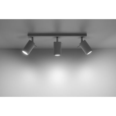 Sollux Plafon Ring 3L biały SL.0089 szyna loftowa (SL.0089)