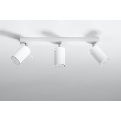 Sollux Plafon Ring 3L biały SL.0089 szyna loftowa (SL.0089)