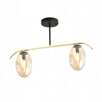 Emibig Lampa sufitowa FINES 2 BL MIODOWY E14 10W MAX LED 1281/2 (1281/2)