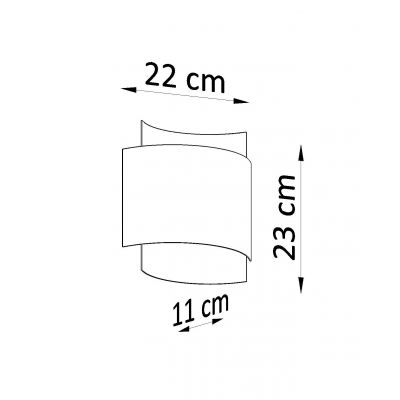 Sollux Kinkiet IMPACT czarny SL.0858 (SL.0858)