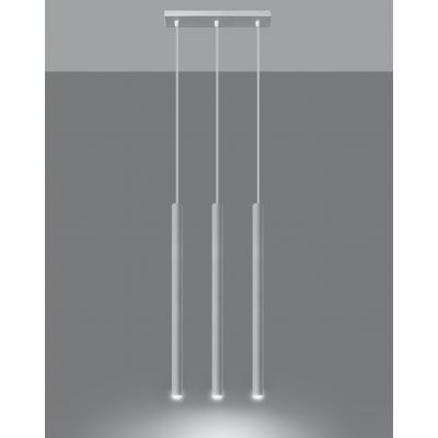 Sollux Lampa wisząca Pastelo 3 biała SL.0466 (SL.0466)