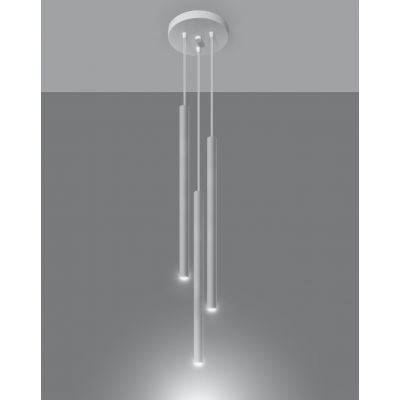 Sollux Lampa wisząca Pastelo 3P biała SL.0467 (SL.0467)