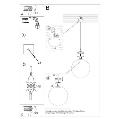 Sollux Lampa wisząca UGO 20 złota SL.0715 (SL.0715)