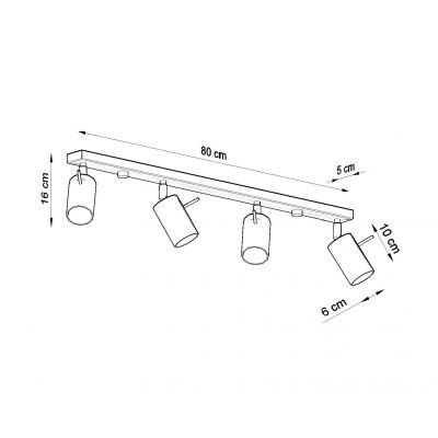 Sollux Plafon Ring 4L chrom SL.0731 (SL.0731)