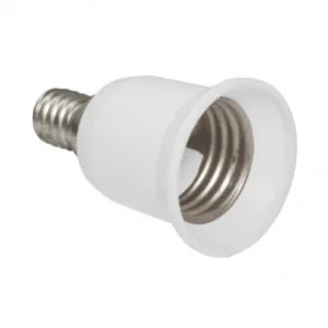 Przejściówka adapter gwintu żarówki E14-E27 ELCAN (P-E14-E27-B)