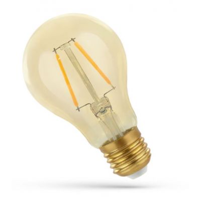 Żarówka LED retro filament E-27 2W 2400K ciepła biel  WOJ+14077 Spectrum Led (WOJ+14077)