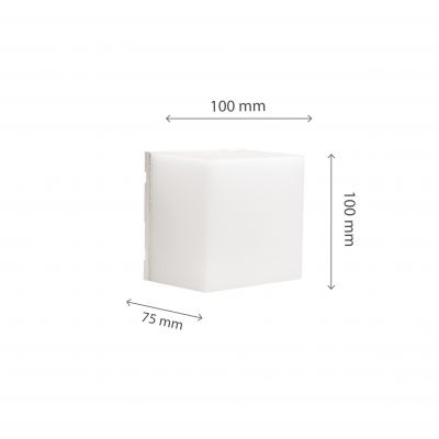 Lampa oprawa elewacyjna kinkiet SCATOLLO 5W ciepła/neutralna/zimna biel IP54 BIAŁY (SLI003036CCT_PW)