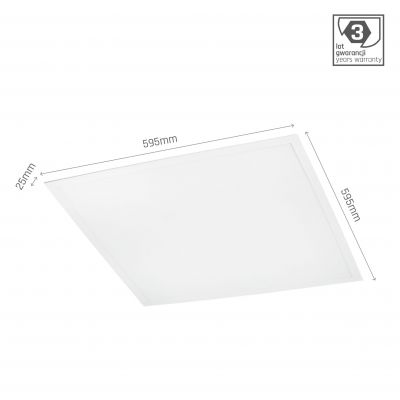 Panel ALGINE BACKLIGHT 40W CW 230V 120st IP20 600x600x25 biały SLI035057CW_PW Spectrum Led (SLI035057CW_PW)