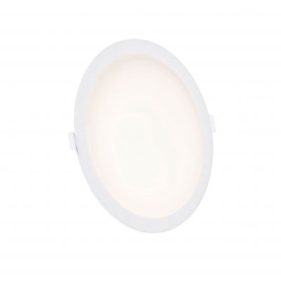 Oprawa lampa ALGINE ECO 2w1 natynkowa-podtynkowa DOWNLIGHT 18W ciepła biel 230V 110st IP20 IK06 223x35mm BIAŁY okrągła SLI037029WW_PW (SLI037029WW_PW)