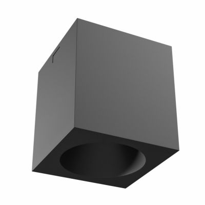 Oprawa sufitowa spot lampa CHLOE COMPLETE NATYNKOWA 7W ciepła/neutralna/zimna 230V 45ST IP20 UGR<19 90x90X100MM CZARNY KWADRATOWA (SLI043035CCT_PW)