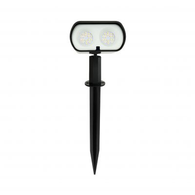 Lampa wbijana solarna ogrodowa OCULUS SOLARIS IP65 2W czarny + pilot (SLI049002)
