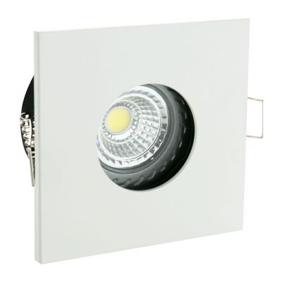 Oprawa punktowa Fiale IV GU10 250V IP65 84x84x35mm biały kwadrat  SLIP001007 Spectrum Led (SLIP001007)