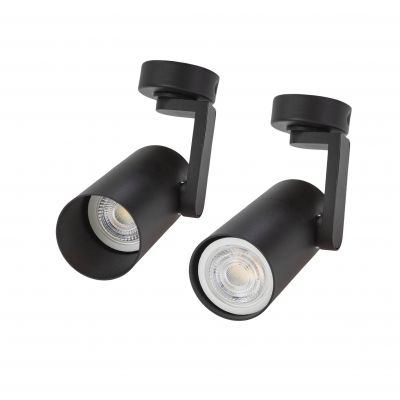 Oprawa Madara Mini II GU10 baza GU10 250V IP20 56x120x117mm czarny  SLIP003013 Spectrum Led (SLIP003013)