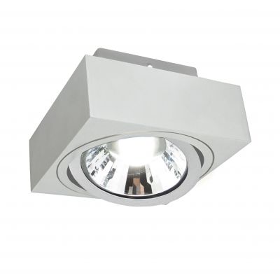 Oprawa sufitowa ruchoma natynkowa GU10 AR111 MIRORA AR111 250V IP20 145X145X85mm BIAŁY kwadratowa ruchoma  SLIP005047 Spectrum Led (SLIP005047)