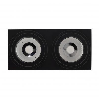 MIRORA AR111 X2 NATYNKOWA GU10 250V IP20 293X145X 85mm CZARNY prostokątna ruchoma  SLIP005050 Spectrum Led (SLIP005050)