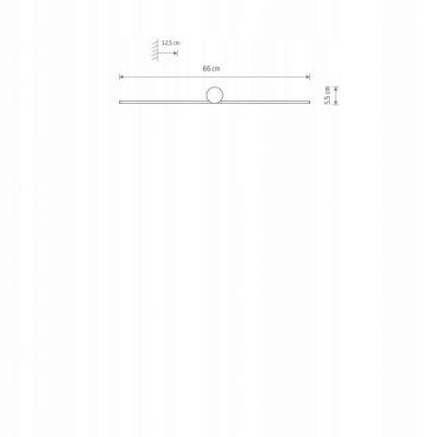 Lampa ścienna do sypialni SPIN LED 10W 4000K czarna 10620 NOWODVORSKI (10620)