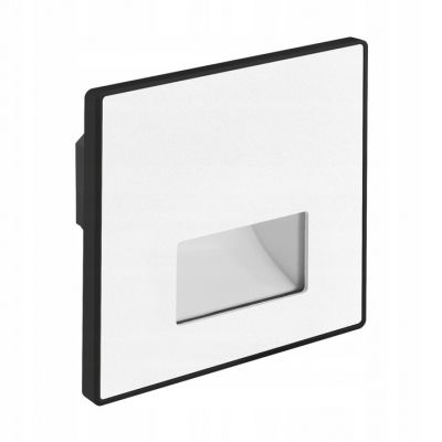 Oprawa schodowa LED biała kwadratowa lampa korytarzowa 230V IDEUS (04861)