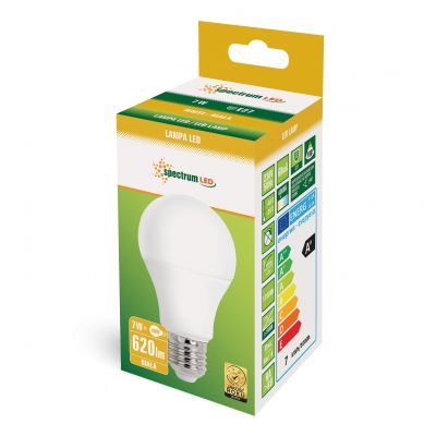 Żarówka LED GLS E27 7W 610lm 4000K neutralna  (WOJ+13897)