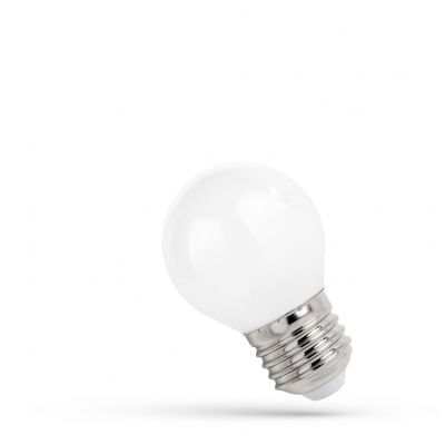 Żarówka LED kulka E-27 4W 2700K ciepła biel WOJ+14074 Spectrum Led (WOJ+14074)