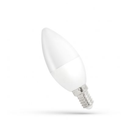 Żarówka LED ŚWIECOWA E14 230V 1W 90lm 6000K ziemna biel  WOJ+14453 Spectrum Led (WOJ+14453)