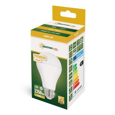 Żarówka LED E27 20W 2350lm 4000K neutralna  WOJ+14489 Spectrum Led (WOJ+14489)