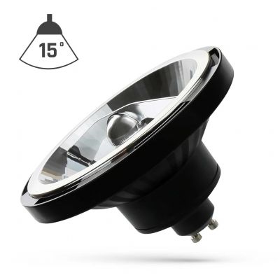 Żarówka LED AR111 GU10 230V 12W COB 15st neutralna biel BLACK  WOJ+14571 Spectrum Led (WOJ+14571)