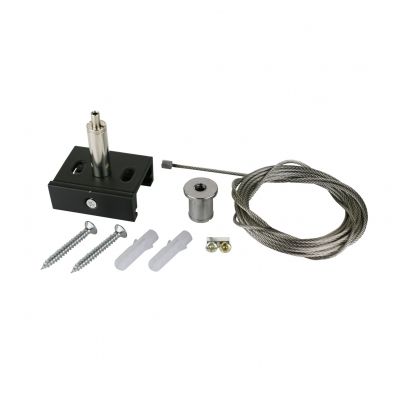 Zawiesie z autoregulacją i linką 3m SPS 2 czarny  WOJ+05195 Spectrum Led (WOJ+05195)