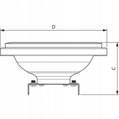 Żarówka LED CorePro spot 7-50W 830 3000K barwa ciepła AR111 40st indeks wycofany PHILIPS (929002965002)