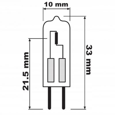 Żarówka G4 kapsułka 10W 140LM OSRAM do piekarnika LEDVANCE (4050300308081)