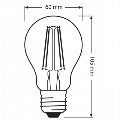 Żarówka OSRAM LED E27 7W 60W DWIE BARWY (4058075434820)