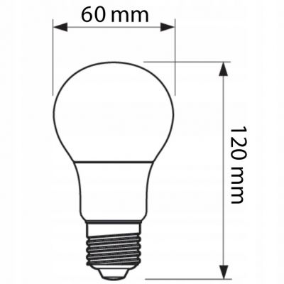 Żarówka LED 13W=100W 1521lm 4000K barwa neutralna kulka 13-100W A60 E27 840 Plastik matowy PHILIPS (929002306908)
