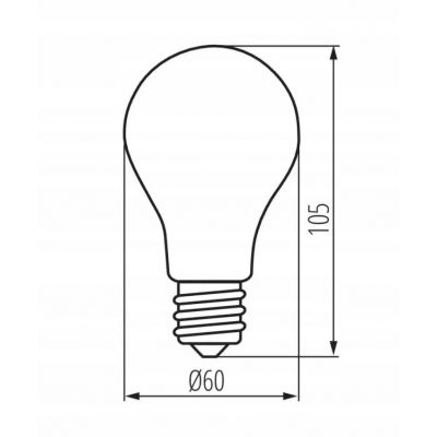 Żarówka XLED LED A60 E27 10W 1520lm 2700K barwa ciepła 230V 29605 KANLUX (29605)