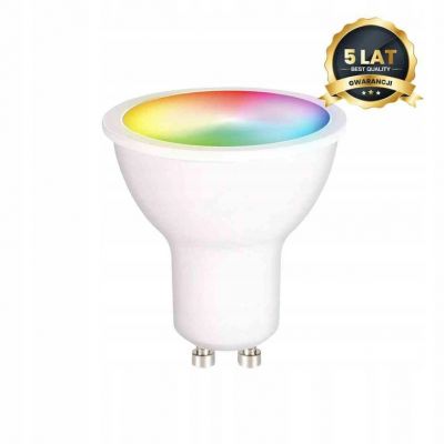 Żarówka LED Wi-FI GU10 5W Smart Tuya RGB+CCT+DIM (EKSM6673)