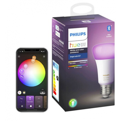 Żarówka LED Hue grzybek E27 10W kolorowa indeks wycofany PHILIPS (929002216801)