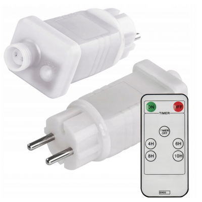 Zasilacz + pilot oświetlenie łączone max. 800 LED timer EMOS (D1ZW02)