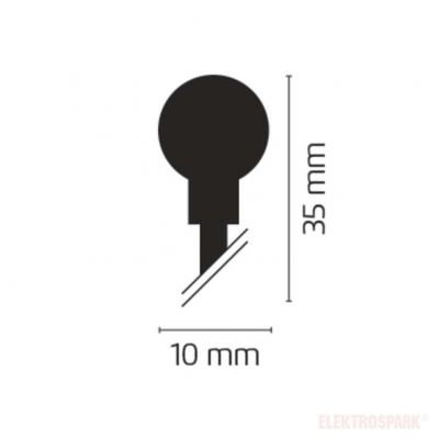 Lampki choinkowe 80 LED kulki 8m CW, timer, zimna biel WEWNĘTRZNE i ZEWNĘTRZNE EMOS (ZY0901T)