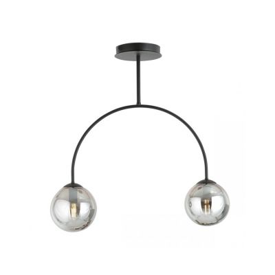 Emibig Żyrandol ARCHI 2 BL GRAFIT E14 10W MAX LED 1287/2 (1287/2)