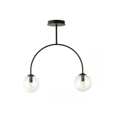 Emibig Żyrandol ARCHI 2 BL TRANSPARENT E14 10W MAX LED 1286/2 (1286/2)