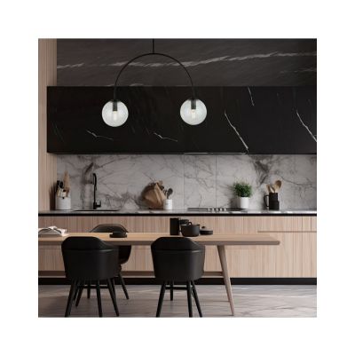 Emibig Żyrandol ARCHI 2 BL TRANSPARENT E14 10W MAX LED 1286/2 (1286/2)