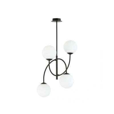 Emibig Żyrandol ARCHI 4B BL OPAL E14 10W MAX LED 1288/4B (1288/4B)